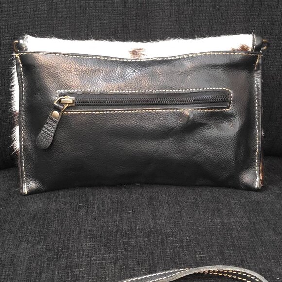 Myra Ebon Hairon Clutch or Crossbody Bag - Picture 3 of 6